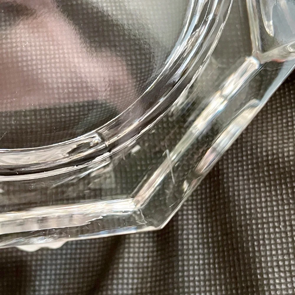 Versace x Rosenthal Medusa Lumiere Clear Crystal Bottle Coaster